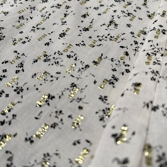 NWT Vince Camuto Floral Print 3/4 Roll Tab Sleeve Tied Button Front Blouse Sz 2X - Picture 8 of 14